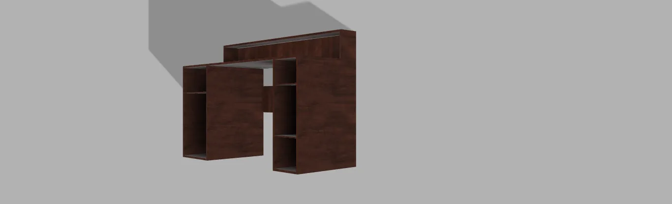 Bàn làm việc cho búp bê trong ngôi nhà búp bê - Image 3