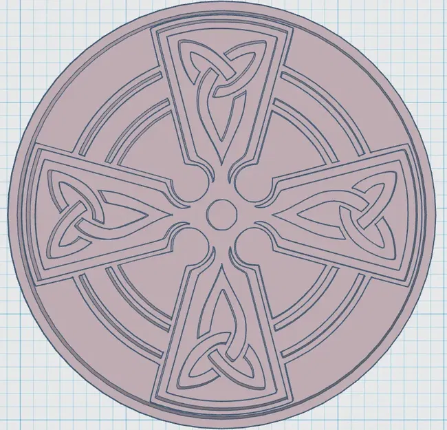 Đế lót ly biểu tượng Celtic 40 - Image 1