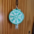 Móc khóa Vegvisir phong cách Viking - Thumbnail 2
