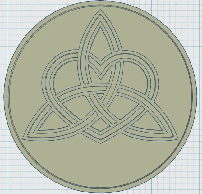 Đế lót ly với biểu tượng Celtic độc đáo - Image 1