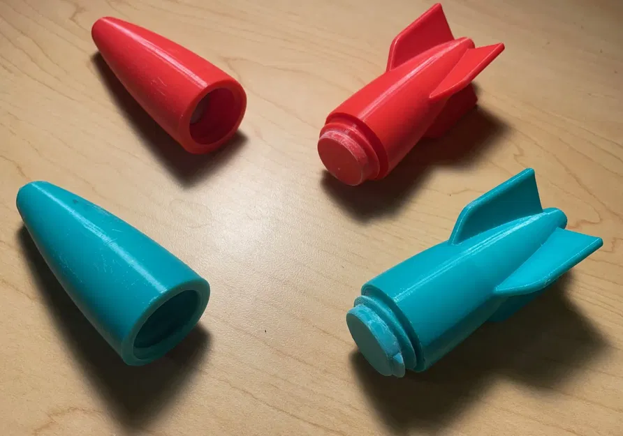 Đồ chơi bơi lội - Tên lửa rỗng có thể vặn lại - Image 2