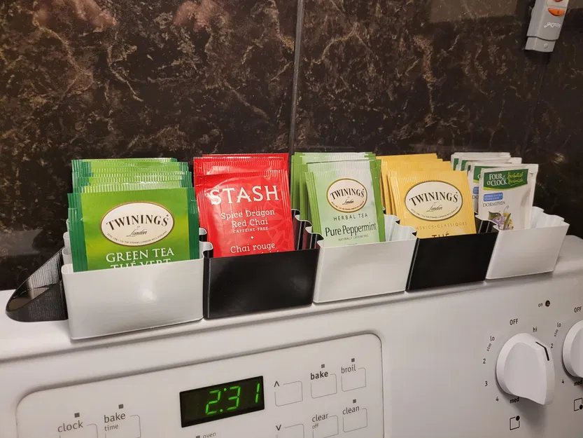 Giá đỡ trà mô-đun với hỗ trợ từ tính cho bếp - Image 2