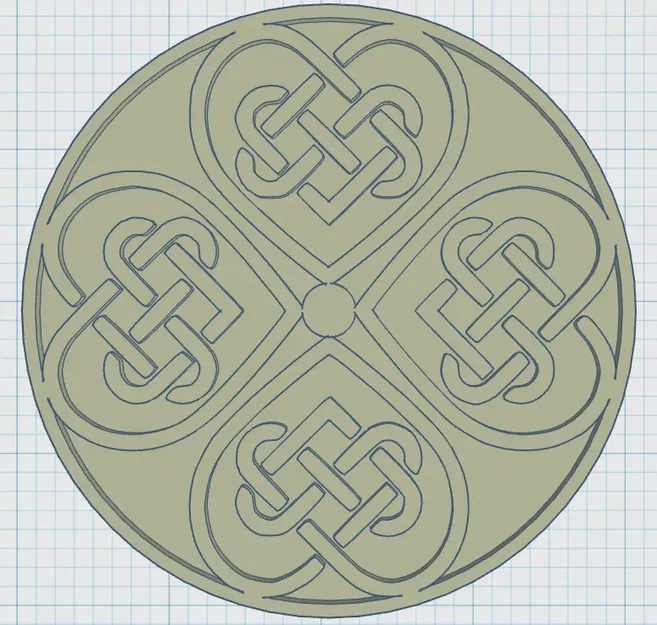 Biểu tượng Celtic với đế lót ly nghệ thuật 35 - Image 1