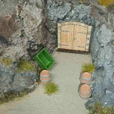 Thùng nho 1:87 cho mô hình xây dựng