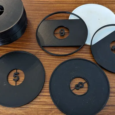 Đế lót ly hình quả bóng bi-a 16 viên