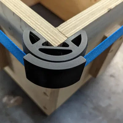 Kẹp băng góc cho dây đai rộng tối đa 30mm