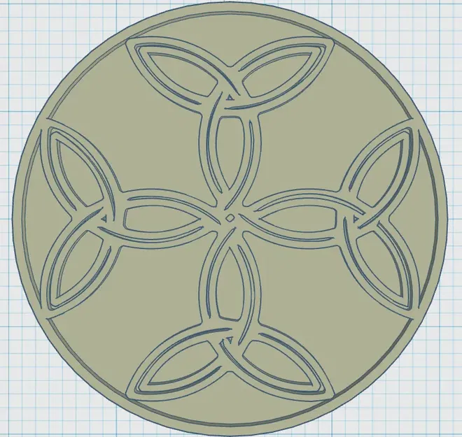 Đế lót ly biểu tượng Celtic 30 - Image 1