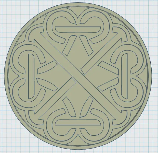 Đế lót ly biểu tượng Celtic 26 - Image 1