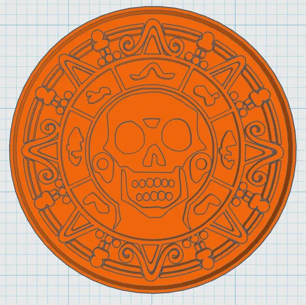 Giá đỡ đồng xu phong cách Cướp Biển vùng Caribbean - Image 1