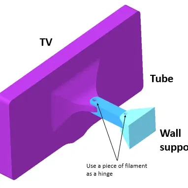 Màn hình TV điều chỉnh cho búp bê Barbie