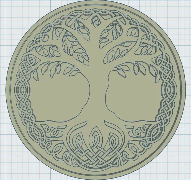 Biểu tượng Viking trên đế ly 25 - Image 1