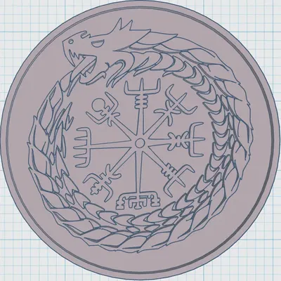 Biểu tượng Viking với thiết kế độc đáo cho đế ly