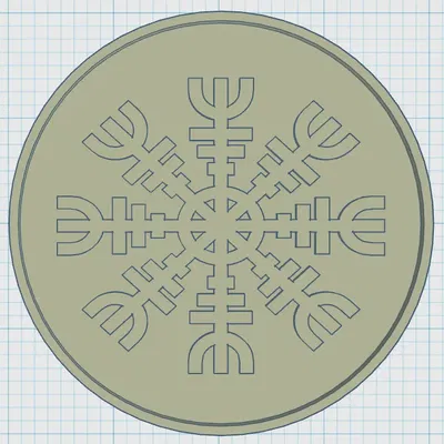 Biểu tượng Viking trên đế lót ly độc đáo