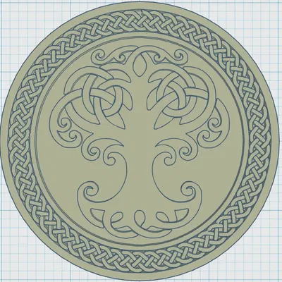 Biểu tượng Viking trên đế lót ly độc đáo 24