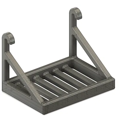 Giá đỡ xà phòng treo cho giá đỡ vòi sen bằng kim loại