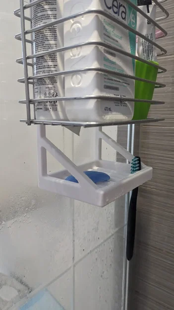 Giá đỡ xà phòng treo cho giá đỡ vòi sen bằng kim loại - Image 4