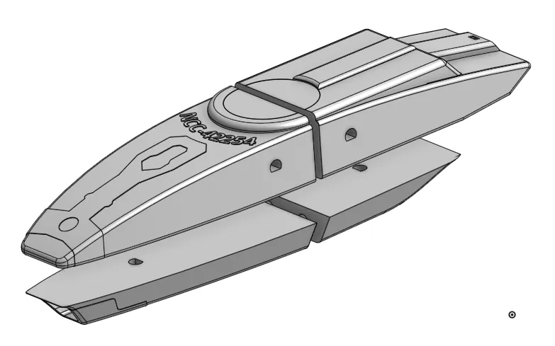 Mô hình tàu vũ trụ USS Curry - NCC-42254 từ Star Trek - Image 23