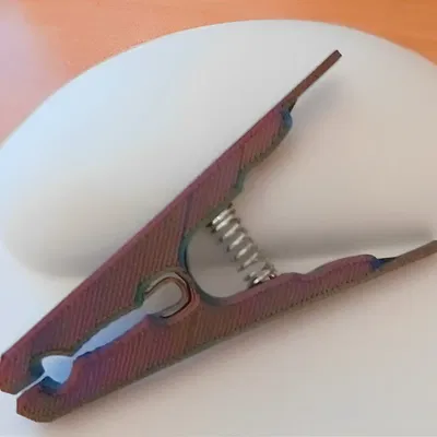 Kẹp pinza du lịch với lò xo dễ in