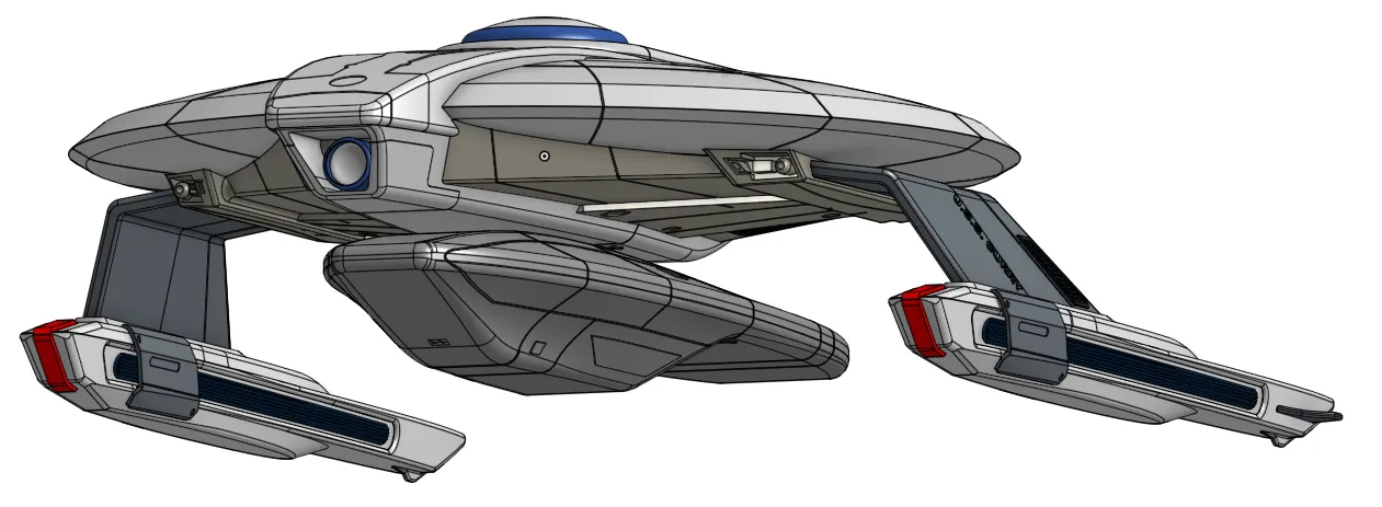Mô hình tàu vũ trụ USS Curry - NCC-42254 từ Star Trek - Image 31