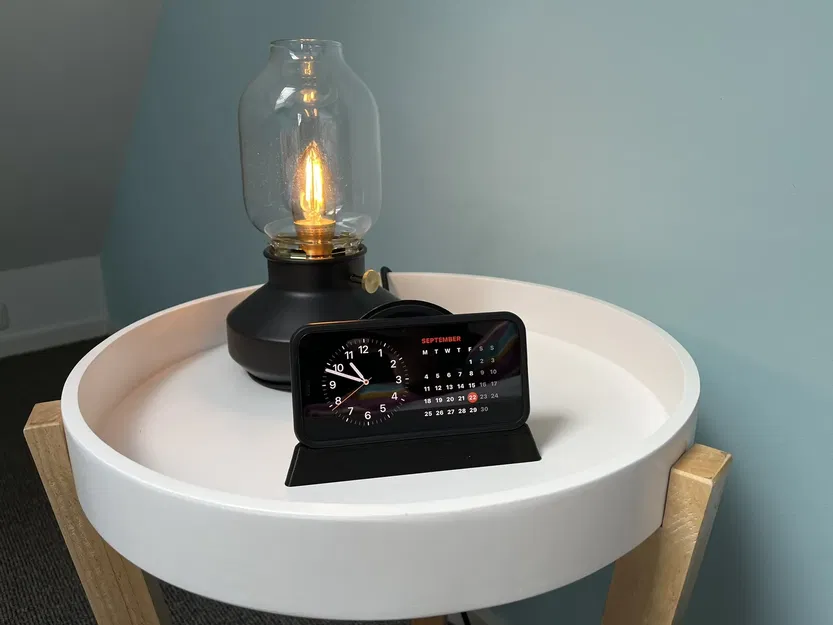 Đế sạc không dây cho iPhone 13 mini với chế độ chờ iOS17 - Image 1