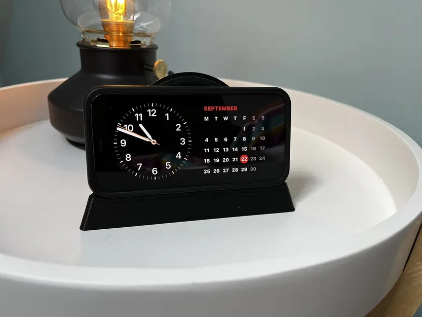 Đế sạc không dây cho iPhone 13 mini với chế độ chờ iOS17 - Image 2