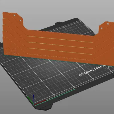 Giá đỡ tấm thép có thang đo cho máy in 3D