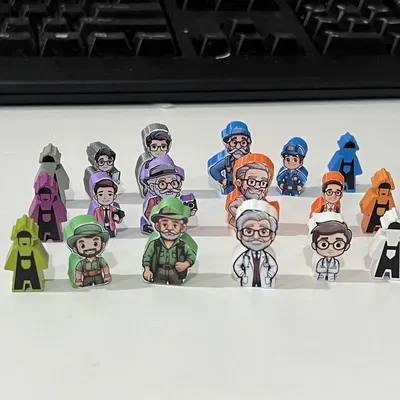 Meeple có kỹ năng và không có kỹ năng trong trò chơi Hegemony