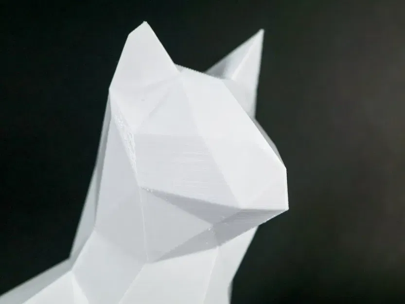 Mô hình mèo ngồi phong cách Low Poly - Image 2