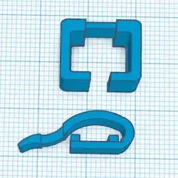 Kẹp cáp Ethernet 2 chiếc có thể cắm vào