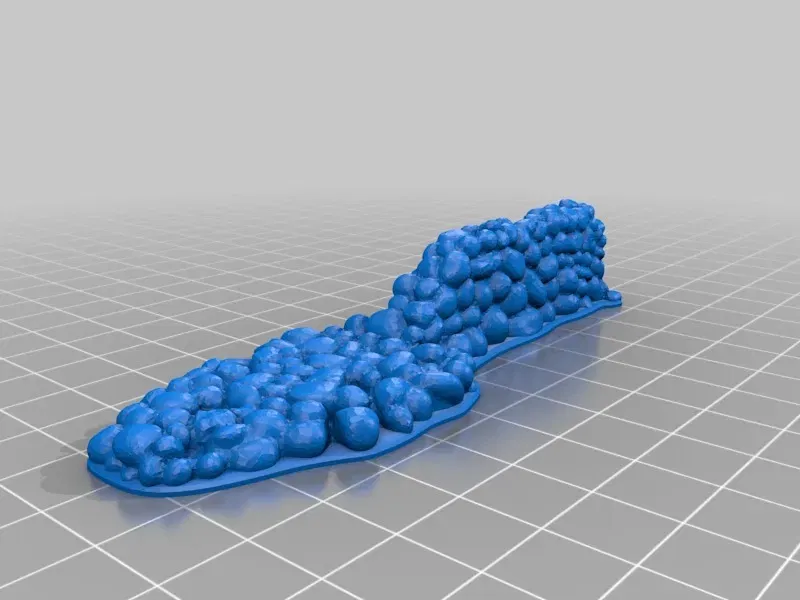 Tường đá nông thôn cho mô hình 28mm - Image 4