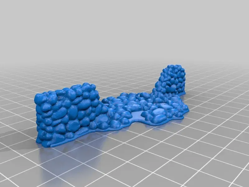 Tường đá nông thôn cho mô hình 28mm - Image 7