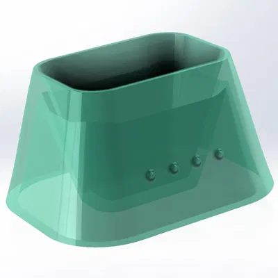 Thùng rác mini hình chóp cho rác nhỏ trên bàn làm việc