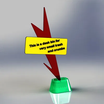 Thùng rác mini hình chóp cho rác nhỏ trên bàn làm việc