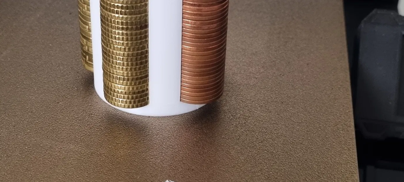 Giá đỡ tổ chức tiền xu EURO tự thiết kế - Image 1