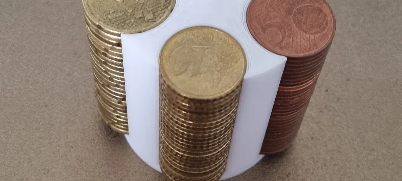 Giá đỡ tổ chức tiền xu EURO tự thiết kế - Image 2