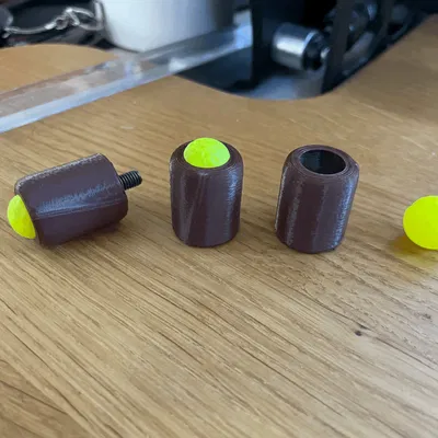 Chân cao su in được với bóng cao su cho súng NERF