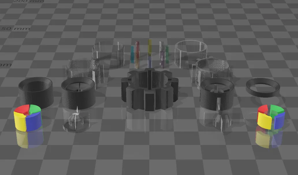 Núm vặn tùy chỉnh cho máy in 3D với phần trong suốt - Image 2