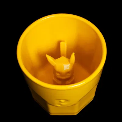 Pikachu ẩn nấp trong cốc Octaglass