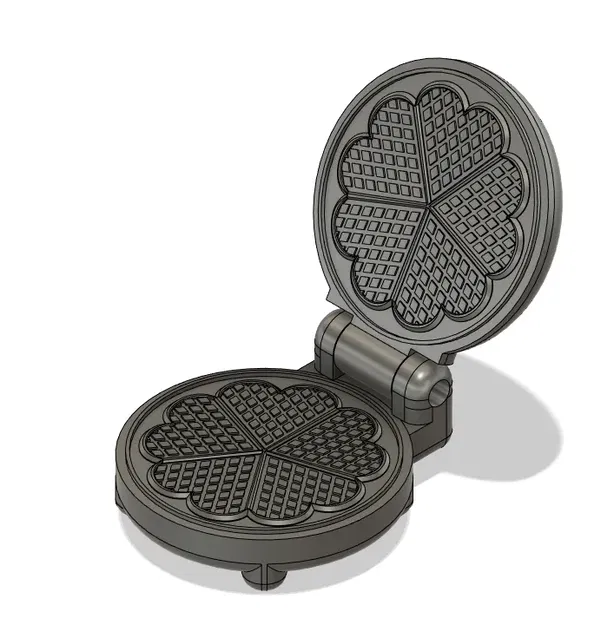 Máy làm bánh quế mini cho nhà búp bê 15x15 mm - Image 1