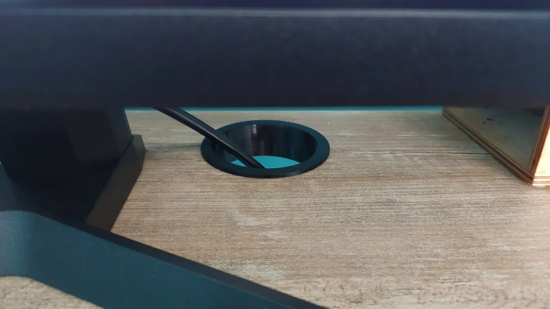 Nắp cáp bàn làm việc - mũi khoan gỗ 60mm - Image 1