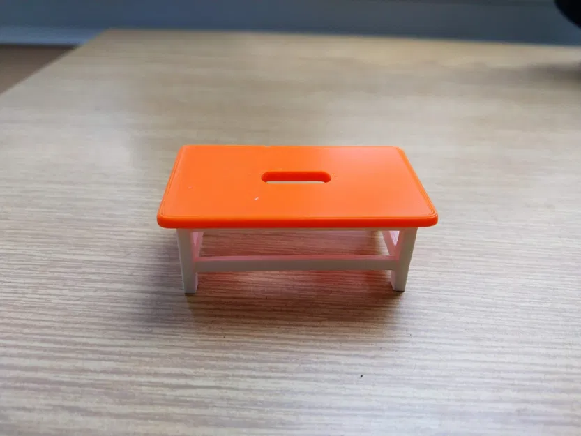 Ghế đẩu retro cho ngôi nhà búp bê - Image 1