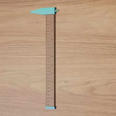 Bộ thước kẹp tương thích với thước kẻ