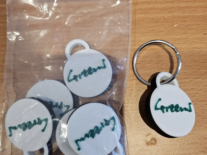 Móc khóa thiết kế Greens độc đáo cho nam giới - Image 1