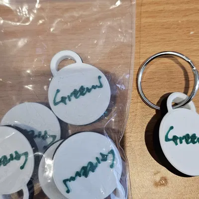 Móc khóa thiết kế Greens độc đáo cho nam giới