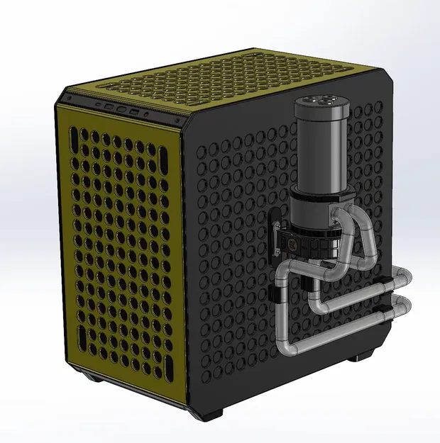 Giá đỡ EK-Quantum Kinetic TBE 200 D5 PWM D-RGB cho máy tính - Image 1