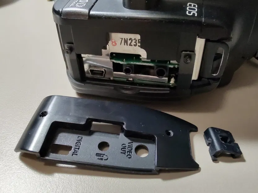 Thay thế nắp cao su kết nối cho Canon EOS 400D - Image 4