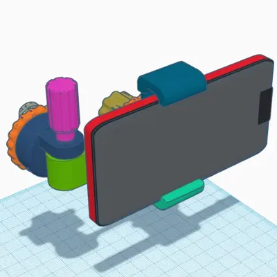 Giá đỡ điện thoại cho thùng máy tính Qube 500