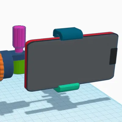 Giá đỡ điện thoại cho thùng máy tính Qube 500