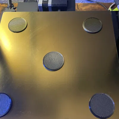 Mẫu cân bằng giường cho máy in Aquila S3