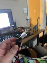 Nắp che kết nối cáp AV thay thế cho psONE - Image 1